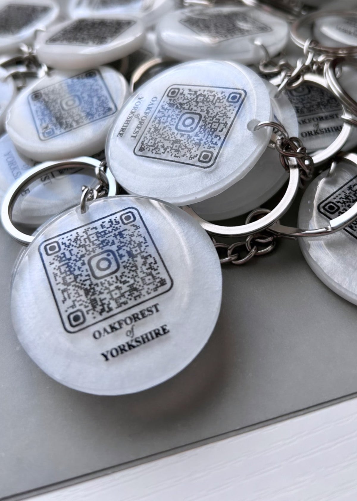 Key Sign Qr Code Custom QR Code Keyrings - Branded Client Gifts | ilhaam