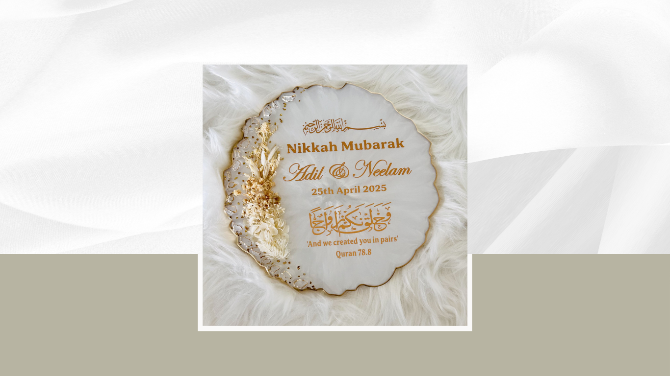 Couple’s Keepsake – Nikkah Floral Edition